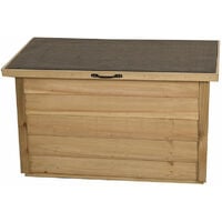 Forest Wooden Garden Storage Chest- Outdoor Patio Storage Box - Pressure Treated