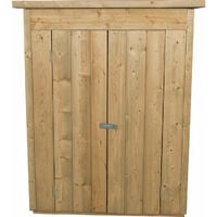 Forest Pent Midi Wooden Garden Storage- Outdoor Patio Storage
