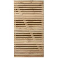 Forest 3' x 6' Double Slatted Gate (0.9m x 1.8m) - Pressure treated