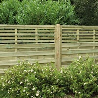 Forest 5'11" x 3'11" Kyoto Decorative Fence Panel (1.8m x 1.2m) - Pressure treated