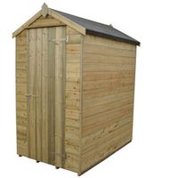 6'x4' Forest Tongue & Grooved Apex Shed Pressure Treated