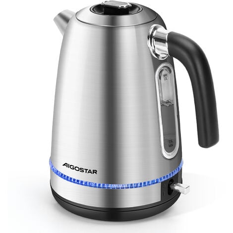 Taylor Swoden Asher-retro Cold Touch kettle, double wall stainless steel,  2200W, 1.7L, temperature setting