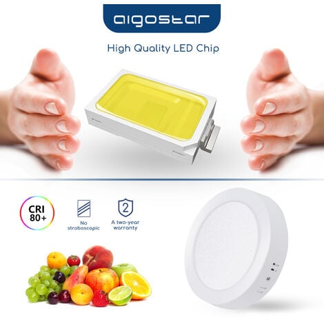 Aigostar Lámpara de Techo LED 18W 1530LM Plafón LED Techo Luz natural  4000K para Cocina Sala de Estar Dormitorio Pasillo 226  35Hmm