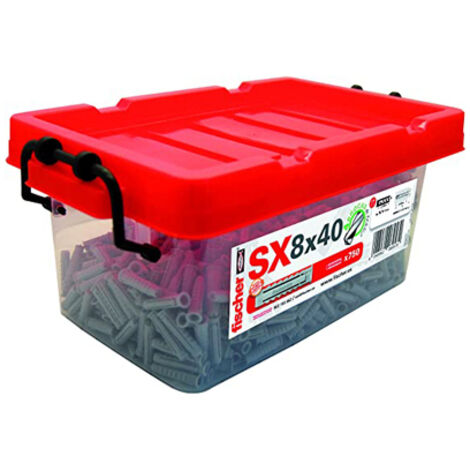 Caja de 750 tacos "SX Plus" Ø8x40mm 568733 fischer (1/2)