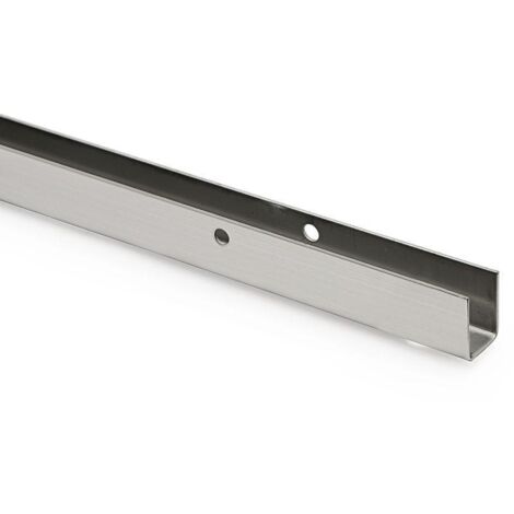 PERFIL FORMA "U" INOXIDABLE CABINE 1,80M. INOXIDABLE 304