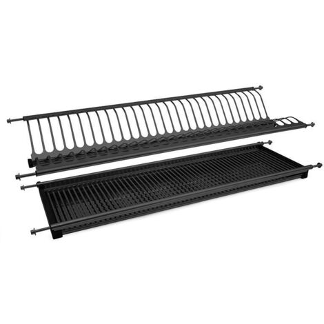 escurreplatos/vasos eire m600 negro inoxidable inox201 negro mate