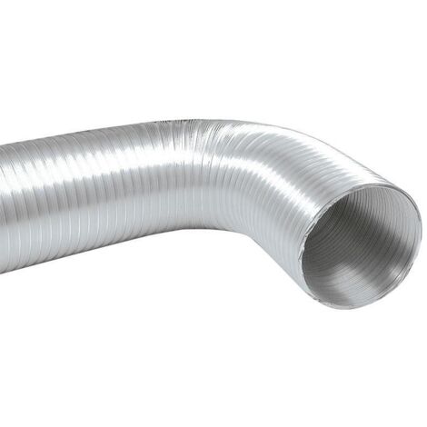 DUVER tubo aluminio flexible 125mm. (caja 5) , TUALEX Tubo aluminio extensibleØ: 125Largo: 5m.Material: aluminioAcabado:  aluminioEs