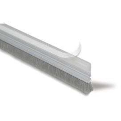 BRINOX burlete suelo desnivelado pelo 18mm 100c , El burlete con pelo para suelos desnivelados sirve para sellar huecos irregulares bajo las puertas, especialmente en