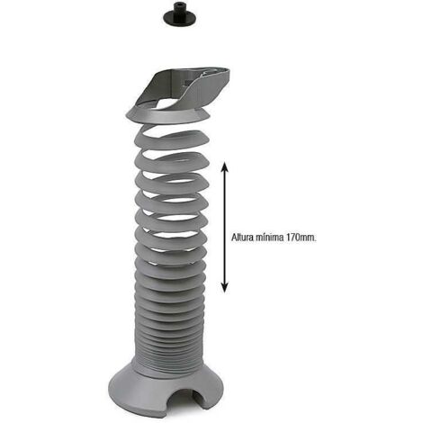 CAMAR pasacable gusy para mesa gris ral 9006 , GUSY Pasacable flexible para mesas de oficinasMaterial: plástico ABSAcabado:  grisRápido y fácil de (1/3)