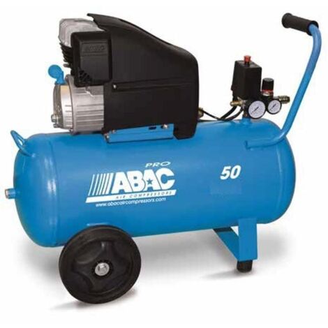 ABAC compresor abac 2,5hp 50l montecarlo l25 uso medio 1 piston (1/2)