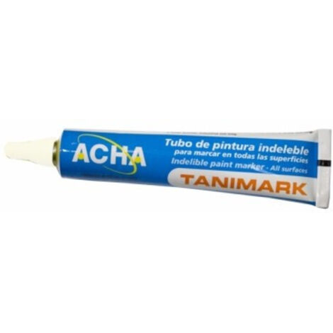 ACHA marcador tinta indeleble blanco 50ml , 0UNIDADES , ACHA marcador tinta indeleble blanco 50ml , 0UNIDADES