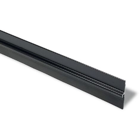 BRINOX burlete adh.aluminio goma 1000mm negro sobreponer b82720n