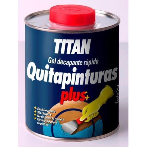 Quitapinturas Preparacion Madera 750 Ml Gel Titan-Plus Tita