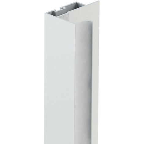 perfil tirador ka16 sp16 negro mate-blanco mate 2,60m acabado plata mate (barra 2)
