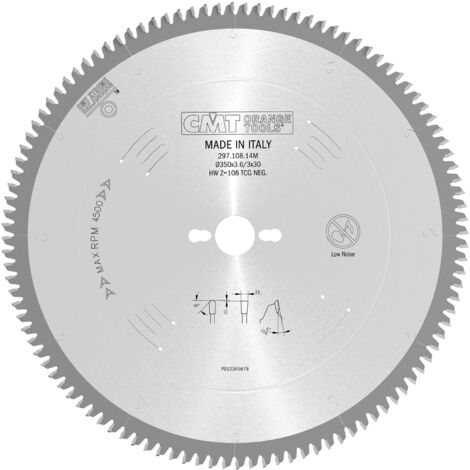 sierra circular cmt 350-30-3 (z-108) aluminio, laton, plastico, y laminados