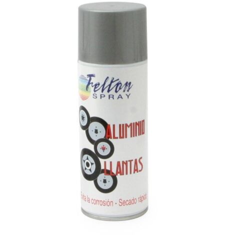 FELTON spray pintura aluminio llantas 400ml , SPRAY PINTURA ALUMINIO LLANTAS 400ml - Marca FeltonEst (1/2)