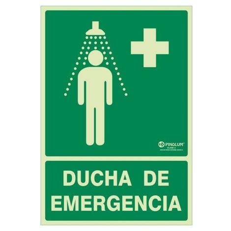señal 923 plast.297x210 ''ducha emer'' lum ducha de emergencia (1/3)