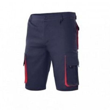 bermuda bicolor modelo astro color marino-rojo tallas 38 a 60 ropa bicolor marino rojo tallaje talla 54