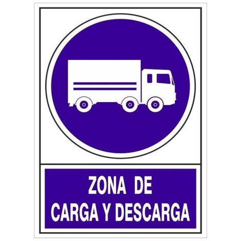señal 680 plas.295x210''zona carga/desc.'' zona de carga y descarga (1/3)