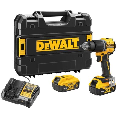 Taladro atornillador dewalt con 2 baterías de 18v 5ah - dcd799p2t-qw