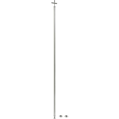 DUVER barra soporte estante techo cromo 1200mm. , 0UNIDADES