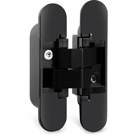 BISAGRA INVISIBLE MODELO WING 110 5×60MM - APERTURA 180°  45KG EN ACABADO NEGRO MATE, BLANCO MATE O NIQUEL SATINADO