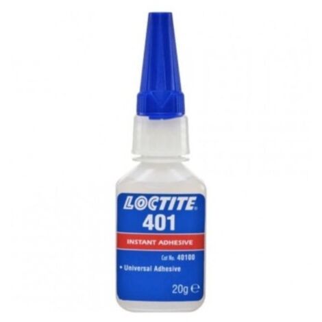 LOCTITE adhesivo cianocrilato loctite 401 20g , LOCTITE 401 Adhesivo instantáneo de cianocrilatoCantidad: 20grCARACTERÍSTICAS Y APLICACIONES: Adhesivo in