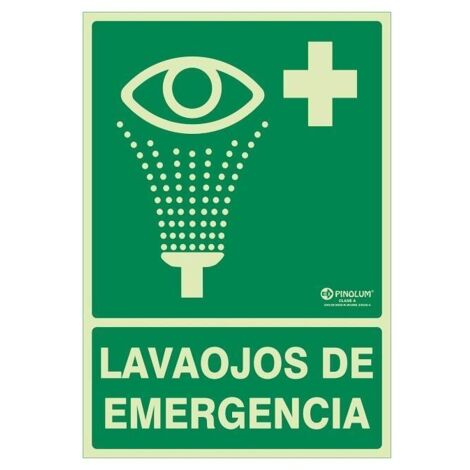 señal 922 plast.297x210 ''lavajos'' lum lavaojos de emergencia (1/3)