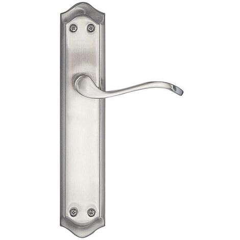 JANDEL manilla aluminio nola 205 256x49 niquel satinado , PRODUCTO POR ENCARGOPLAZO DE ENTREGA ESTIMADO 7-8 DÍASManilla de zamak en acabado níquel satinado de la m