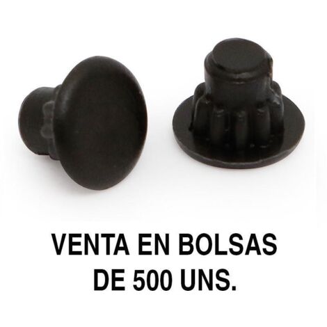 TAPA MINA AG.5MM NEGRO (500U) (1/5)