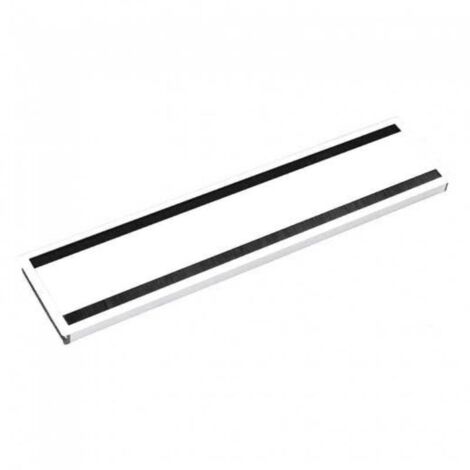 HERRAJES ALK pasacable modelo keisi con tapa reversible blanco (1/2)