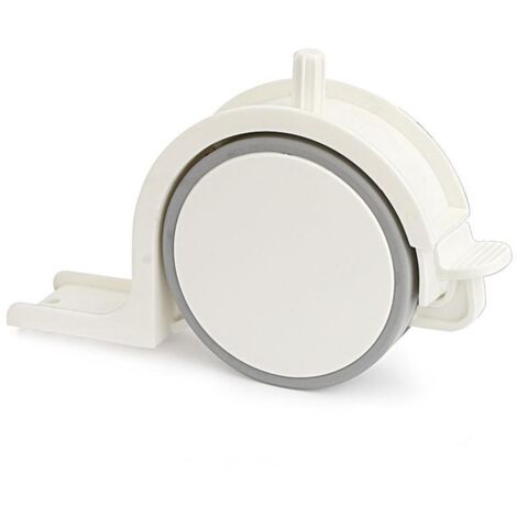rueda nido toscana blanco sp35 con freno para embutir. con freno.