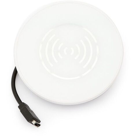 HERRAJES ALK cargador wireless embutir blanco ø80 h12 , OBLIGATORIO comprar pegatina cargadoraAKIRA · Cargador wireless inalámbrico. Para embutire en mesas, escritorios, (1/4)
