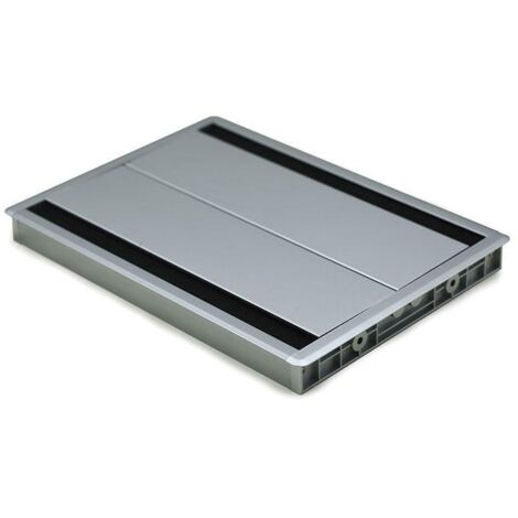 pasacable con tapa amortiguador doble plata con amortiguacion. medidas 300x215x25mm. (1/3)