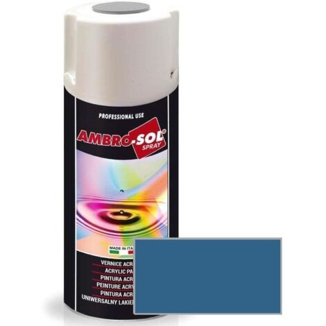 AMBROSOL spray acrilic az/brillant ral-5007 400ml , El Spray acrílico azul brillando RAL-5007 400ml de Ambro-sol es una pintura acrílica de alta calidad en f