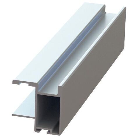 PERFIL TIRADOR MODELO NILA SP19 PLATA MATE / BLANCO / NEGRO MATE SP19 2,60M (1/2)