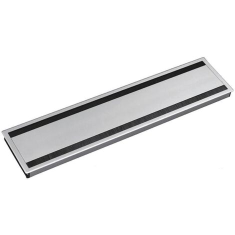 HERRAJES ALK pasacable modelo keisi con tapa reversible acabado gris (1/3)