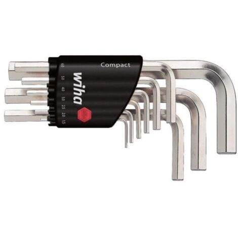 WIHA juego llave allen wiha corta 9pz 1,5-2-2,5-3-4-5-6-8-10 (1/3)