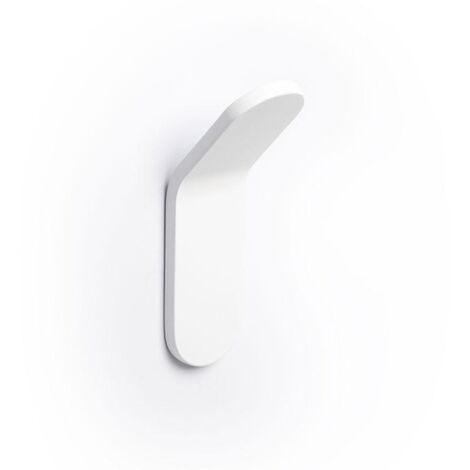 percha tik 25x80x30 blanco mate  con adhesivo 3m. resistencia 3kgs.