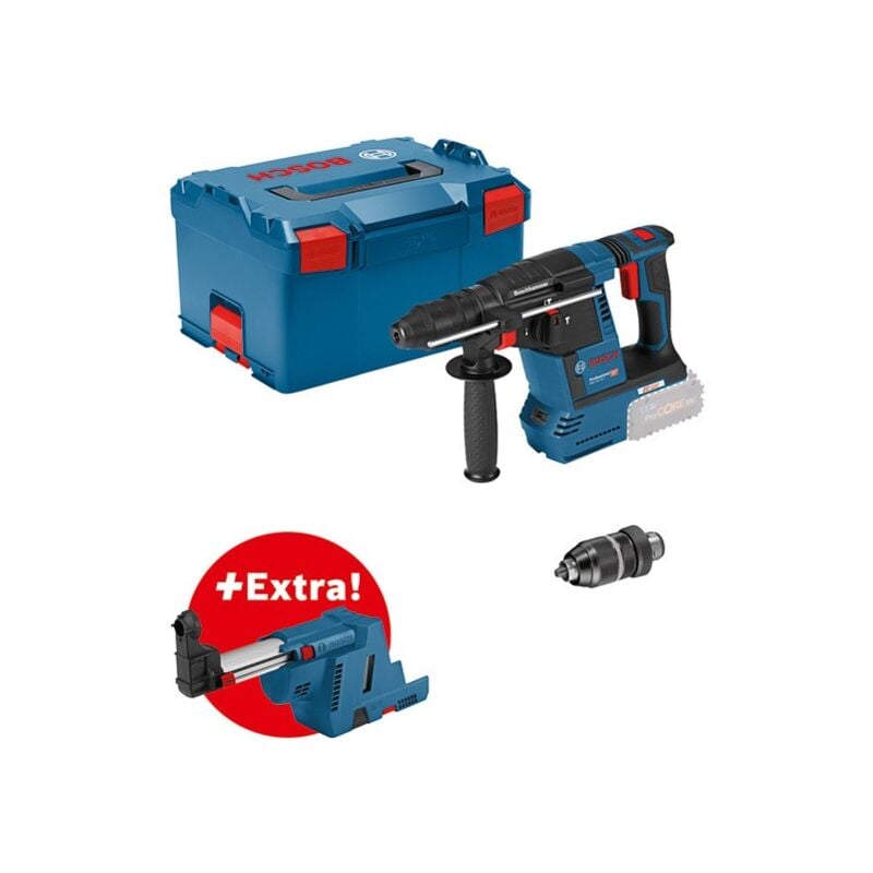 Bosch Professional GBH 18V-26F+GDE 18V-16 (L) Akku-Bohrhammer (061191000K)
