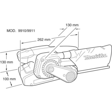 Makita 9911 Bandschleifer