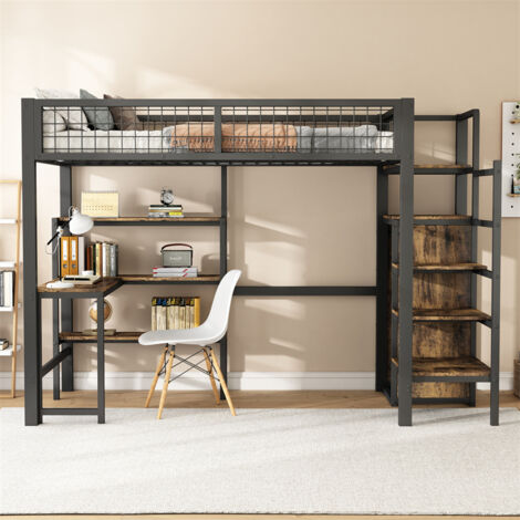 Lit Mezzanine Avec Bureau, Lit Mezzanine Ados, Lit Mezzanine Adulte