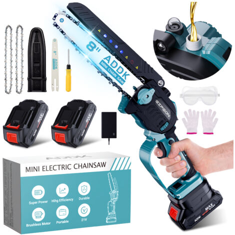 Sécateur Électrique QIUMIN Sans Fil - Moteur Brushless, Coupe 32mm, 2 Batteries 21V - Jardinage
