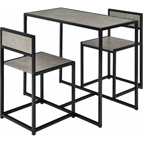 Giantex ensemble de table et chaises pliable, avec 2 chaises et 1