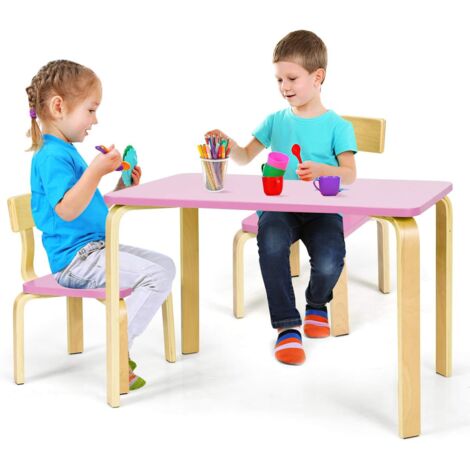 Giantex ensemble table et 2 tabourets/table de cuisine avec chaise