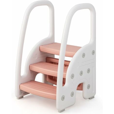 Tabouret de toilette en plastique pour enfants, chaise de soutien des  pieds, marchepied pour enfants, HOHome