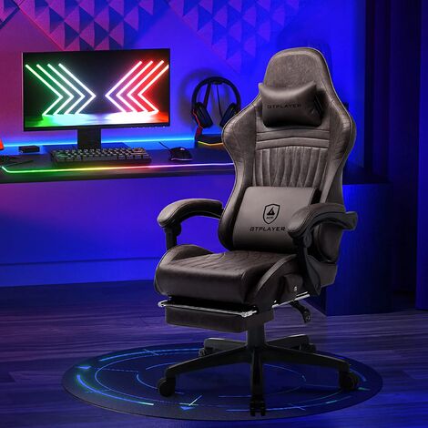 SONGMICS Fauteuil gamer, Chaise gaming, Chaise racing, Siège e
