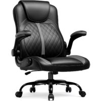 Chaise de gaming avec accoudoirs rabattables, chaise gamer avec fonction basculante, chaise d'ordinateur ergonomique pour gamers en mousse haute densité,Gris