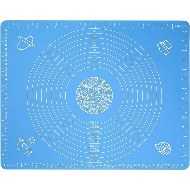 Tapis de Cuisson Patisserie en Silicone Anti-adhésif Réutilisable Baking  Mat Fondant Pâte, 100% sans Bisphénol-A (BPA), avec Mesure, 60 x 40 cm  (Rouge) : : Cuisine et Maison