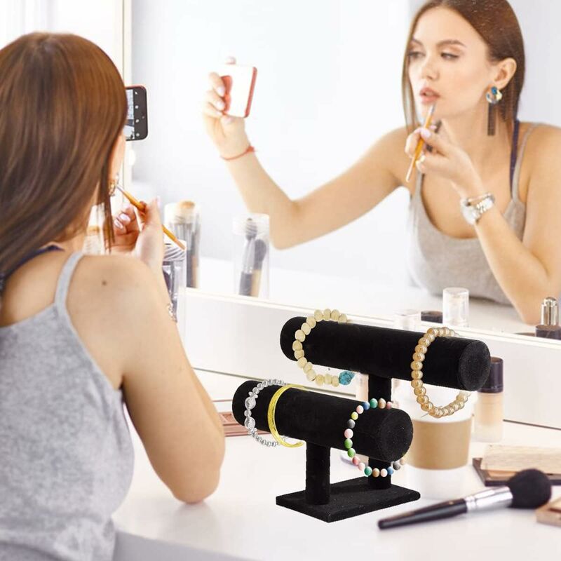 BOBOZHONG Porte Bracelet,Presentoir Bracelet Et Montres